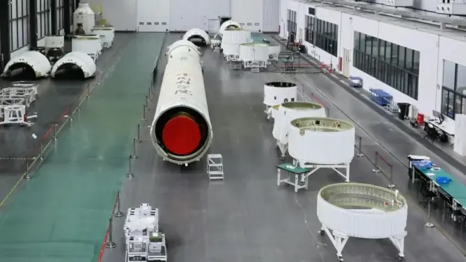 ZK-1A Y14 Rolls Out for Eight-Satellite Launch