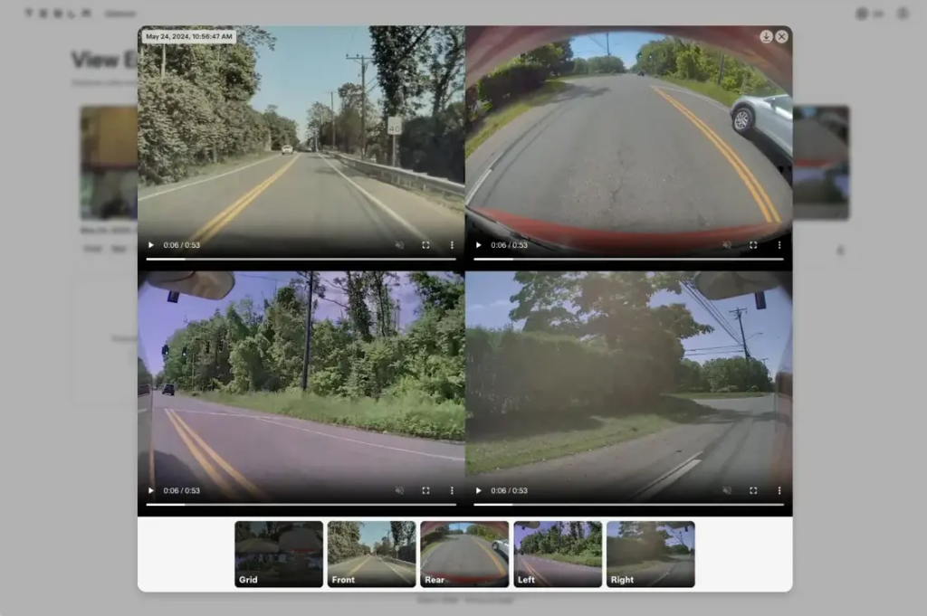 Tesla Launches Official Web Dashcam Viewer